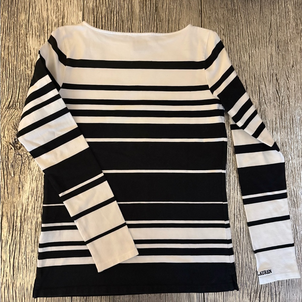 Ralph Lauren Golf Classic Striped Long Sleeve Tee S/P - Picture 6 of 7